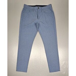 Bonobos Highland Tour Golf Pants Mens 31x32 Blue Athletic Fit Flex Gripper UPF